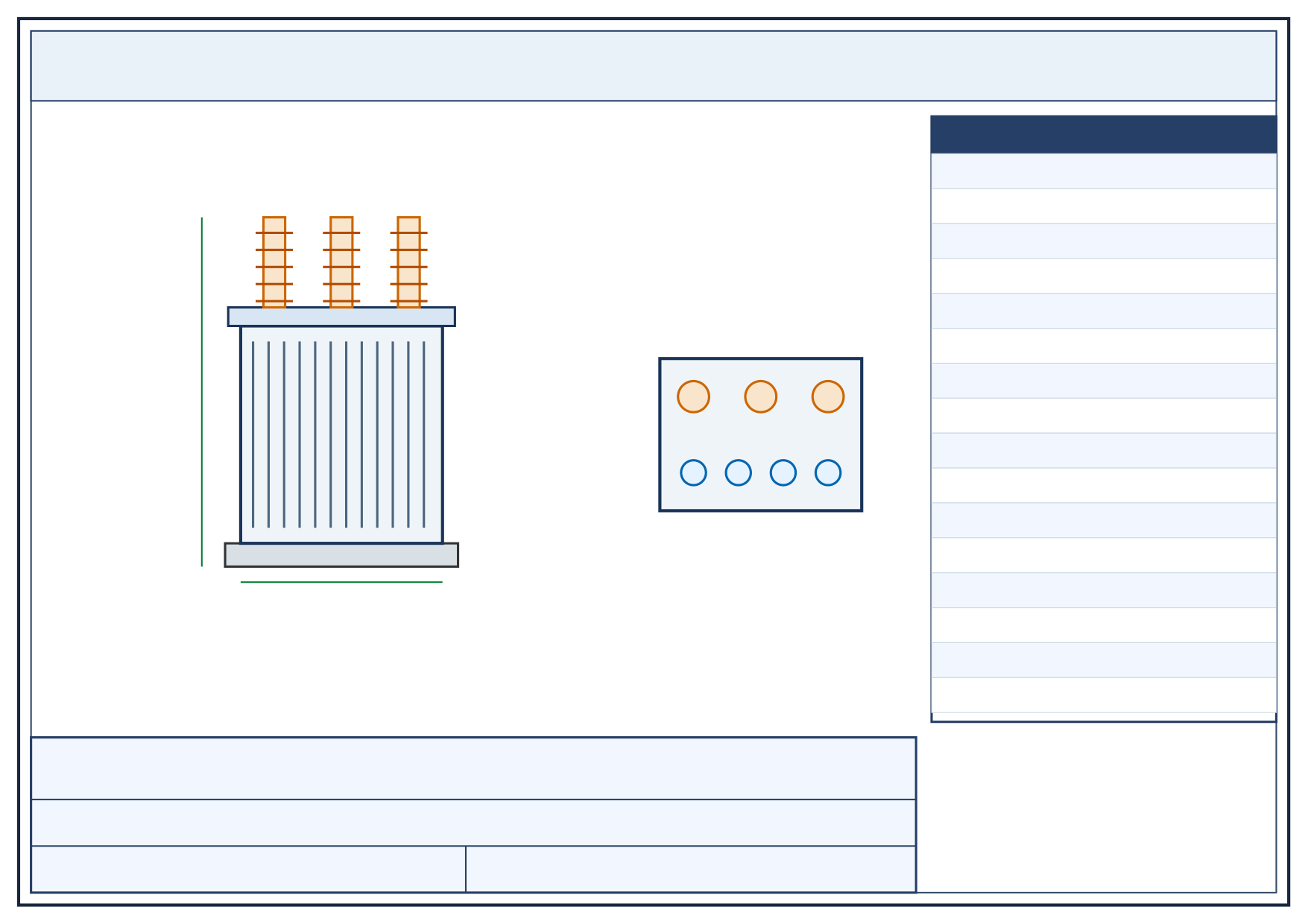 500 kVA 33kV Three-Phase Oil-Immersed Distribution Transformer angle view