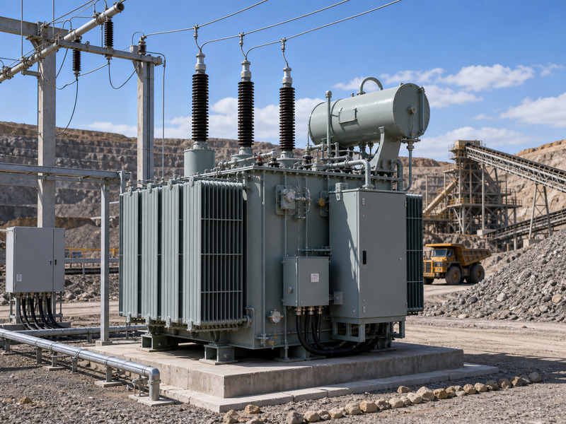 Mining and heavy industry transformer application