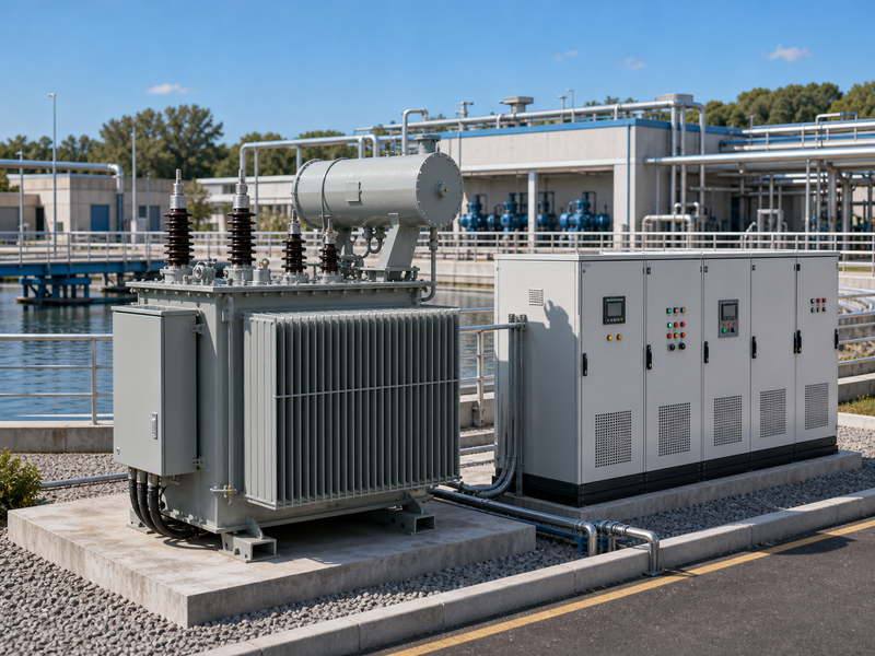 Water and wastewater treatment transformer application