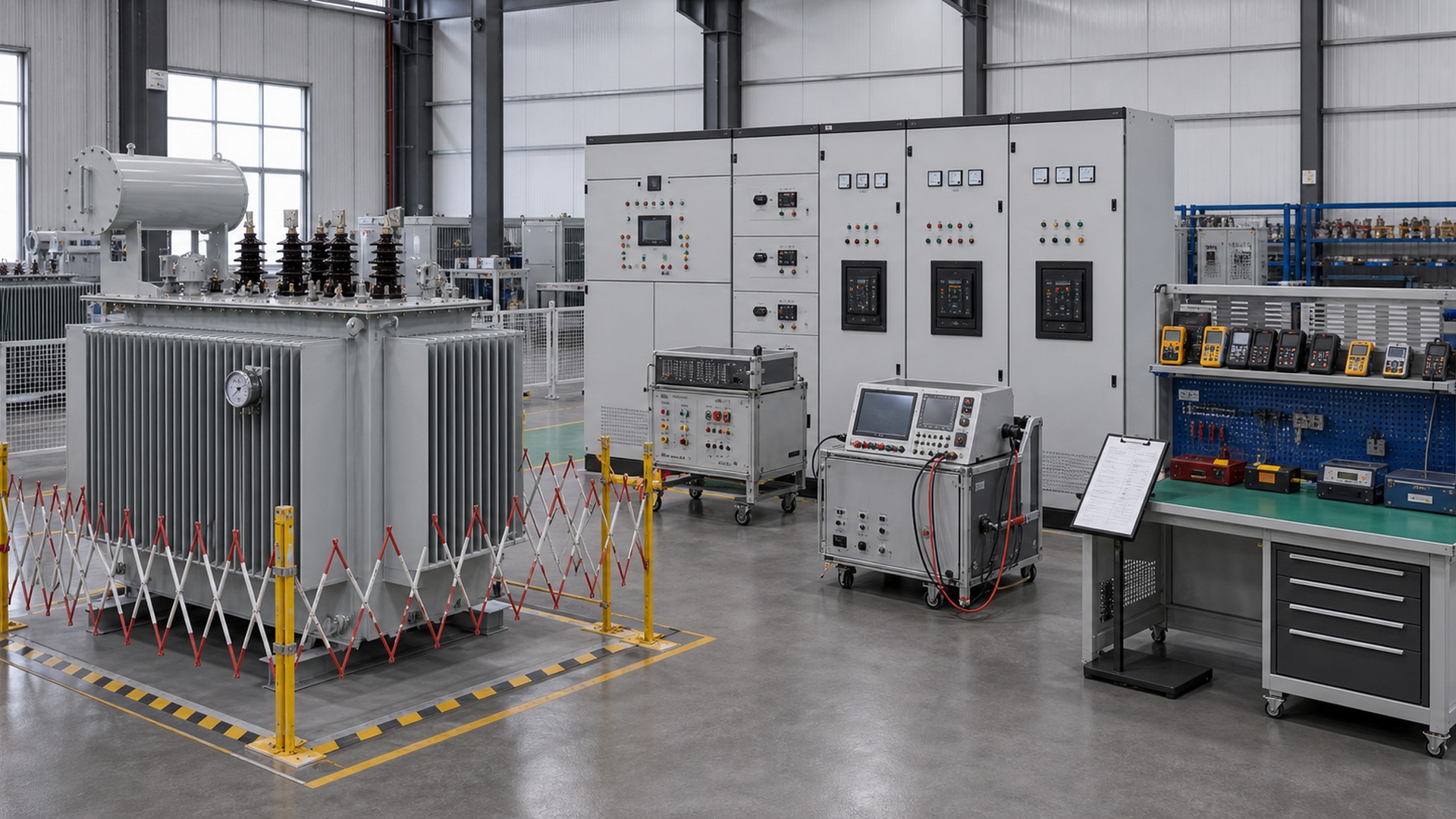 Quality inspection of transformer units