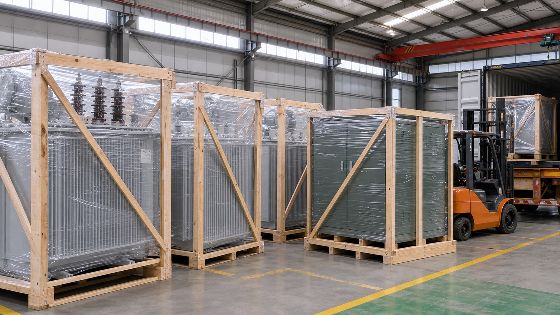 Export packing for international delivery