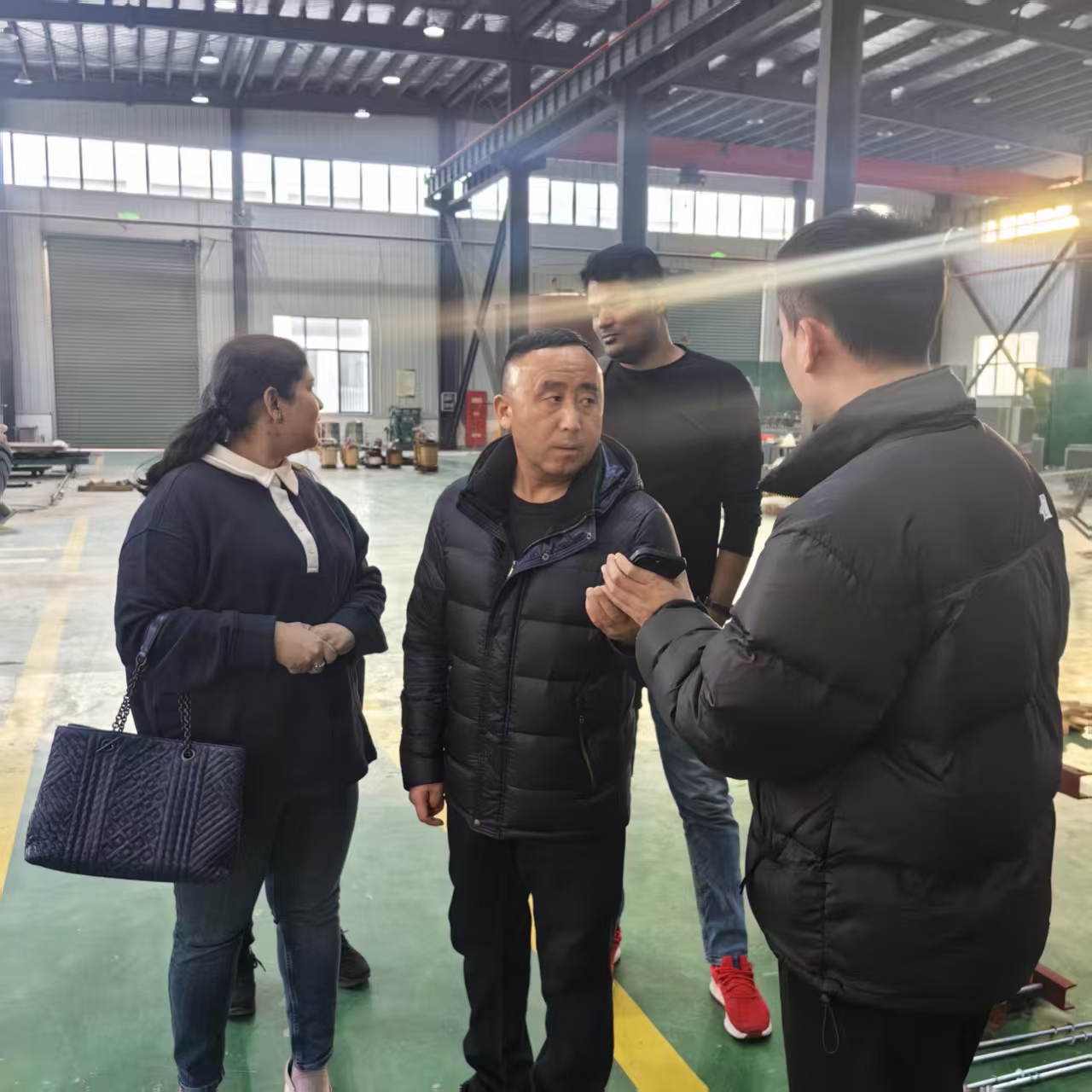 Procurement team factory inspection visit