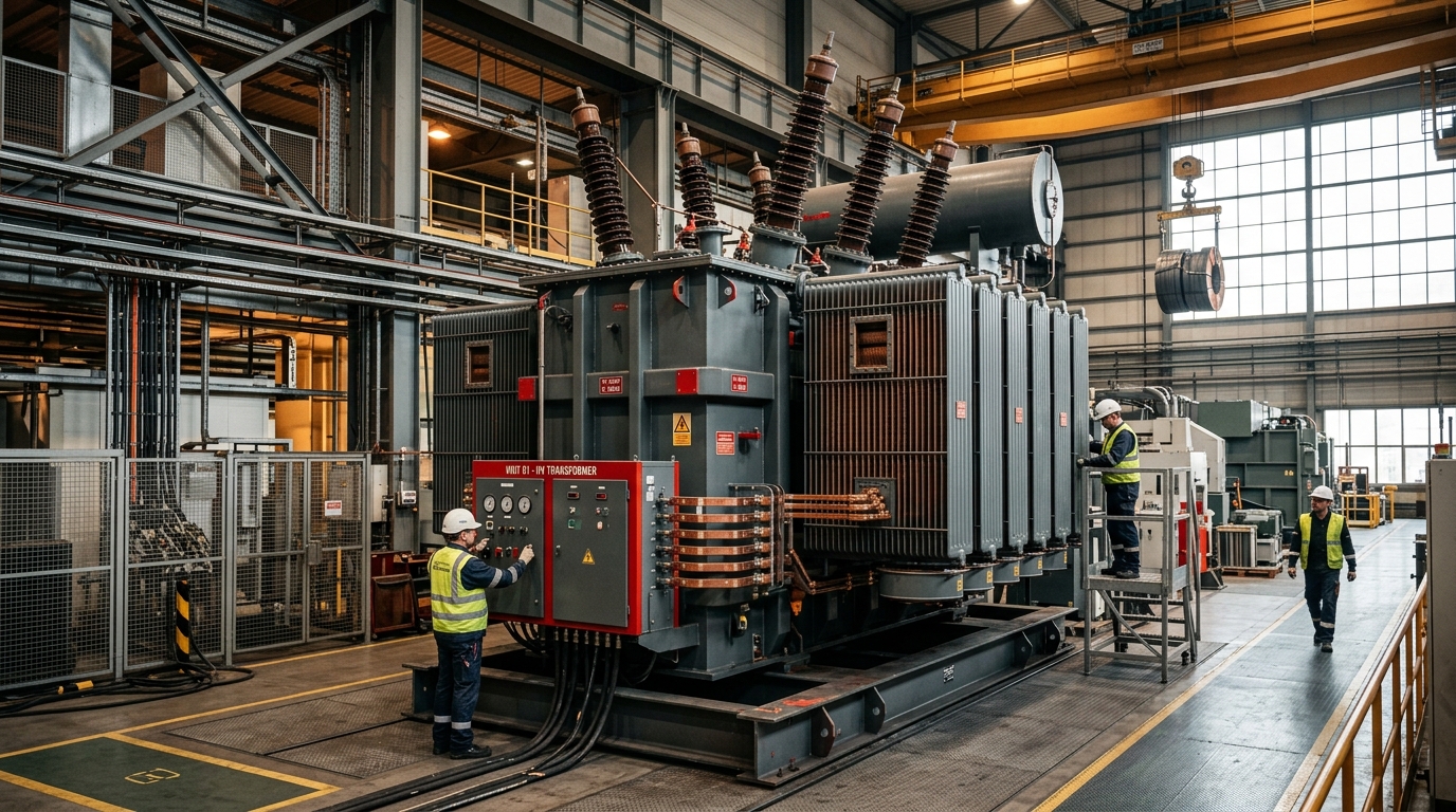 XinHuan High-Voltage Power Transformer Manufacturing & Substation Facility — Hefei Factory