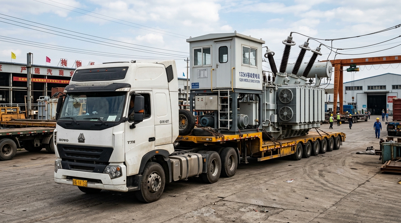XinHuan Heavy Transport Mobile Substation