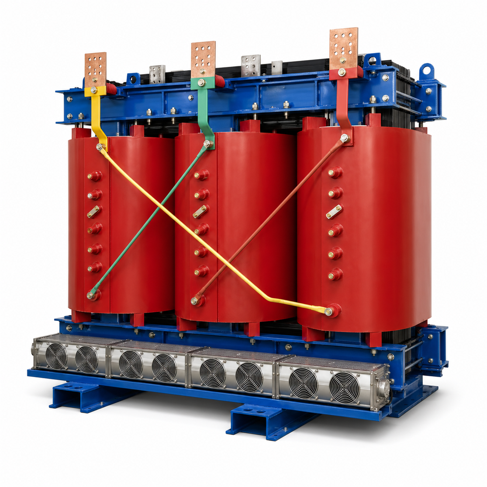 3150 kVA Forced Air Cooled (AF) Three-Phase Dry Transformer