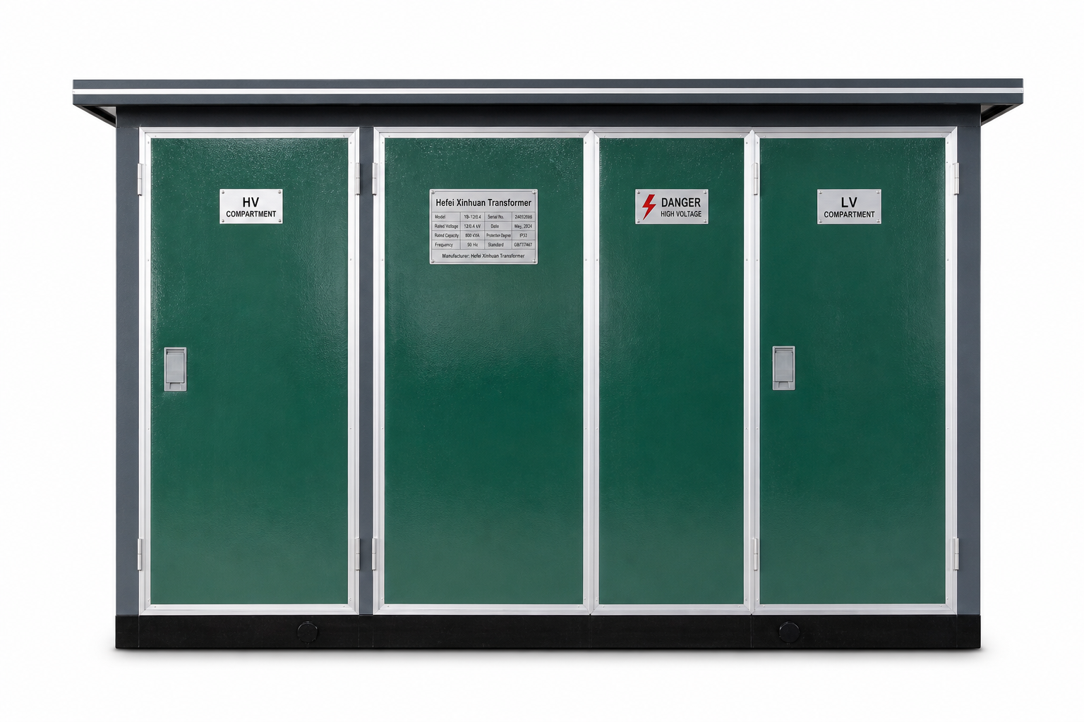 European compact substation — 02 front view