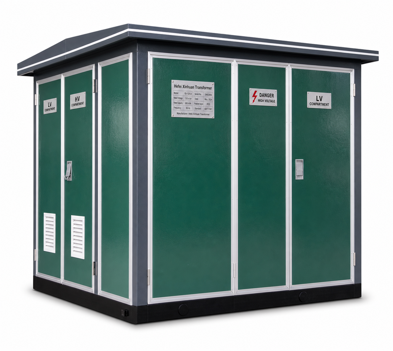 European compact substation — 03 side angle