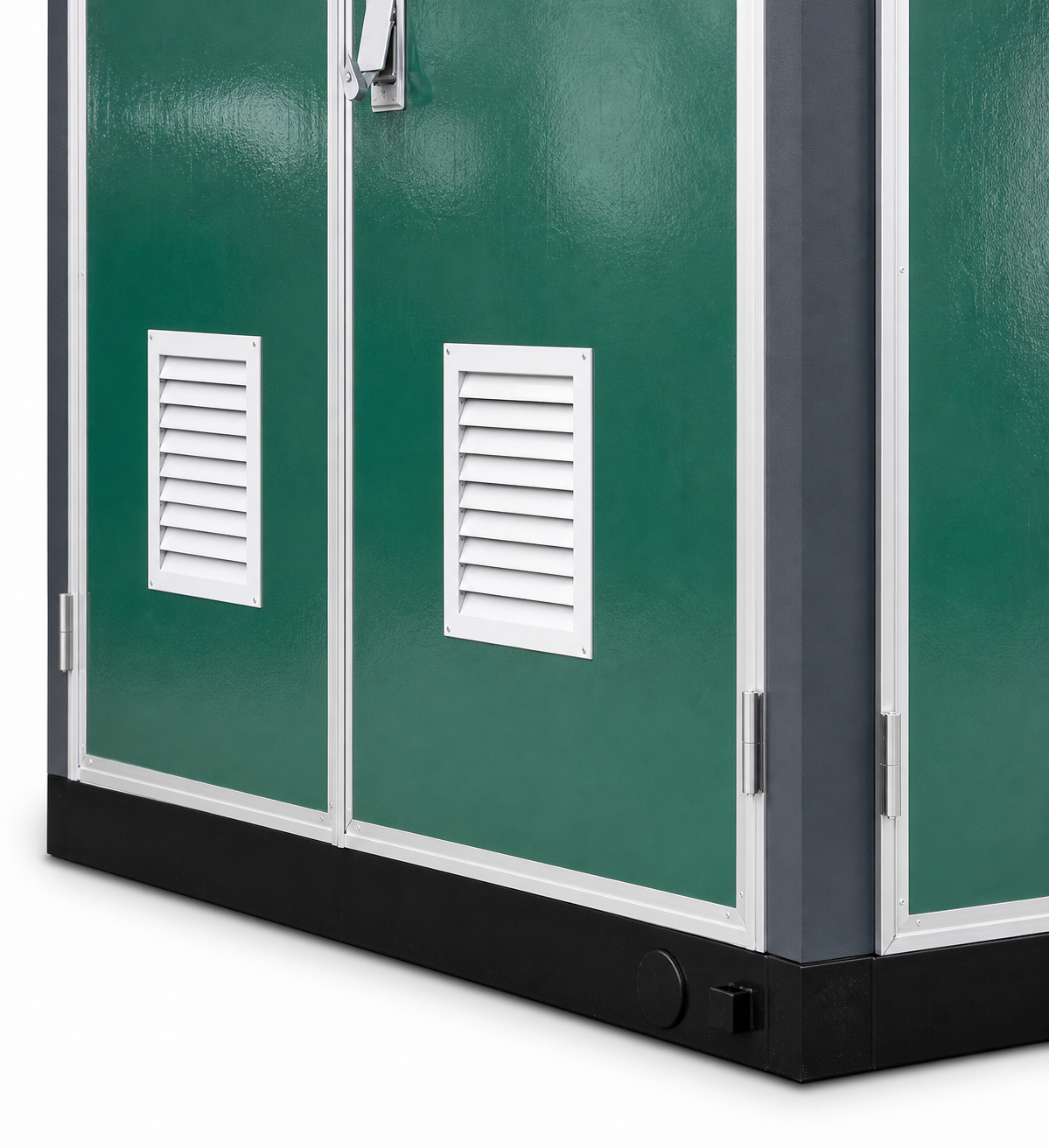 European compact substation — 04 side louvers detail